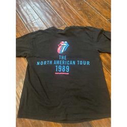 Vintage 1980s Rolling Stones North American Tour T-Shirt