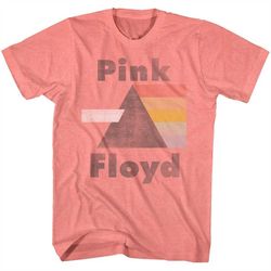 Pink Floyd Pink Floyd Coral Silk Heather Adult T-Shirt