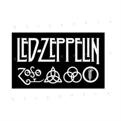 Led Zeppelin Vintage Sticker