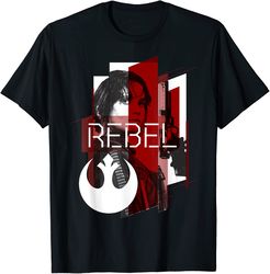 Star Wars Rogue One Jyn Geometric Rebel Emblem T-Shirt