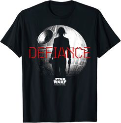 Star Wars Rogue One Jyn Silhouette Defiance Graphic T-Shirt