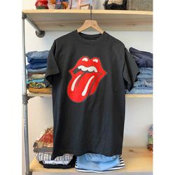 Vintage 1997 The Rolling Stones Band Shirt single stitch Vtg 90s Rock music band Tshirt size large usa made