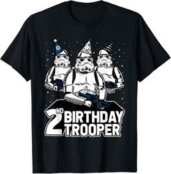 star wars stormtrooper party hats trio 2nd birthday trooper