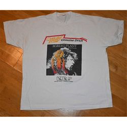 1990 robert plant vintage concert tour rock band tee t-shirt (xl) x-large halloween las vegas vtg 80's 90's led zeppelin