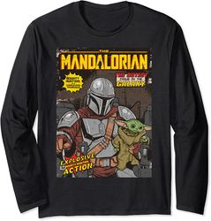 Star Wars The Mandalorian Comic Cover Long Sleeve
