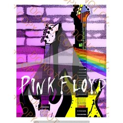 pink floyd rock band hair band floyd rainbow pink tee tshirt sublimation png file only image western rustic cowgirl boho