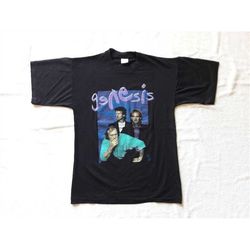 Vintage 1992 Genesis Tour T-Shirt M . Rock And Roll Phil Collins Eric Clapton Cream