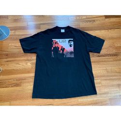 2001 U2 The Goal Is Elevation vintage t-shirt band tee original tour 00s 90s Joshua tree bono hipster vinyl REM weezer 8