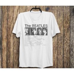 The Beatles Song List Graphic T-Shirt