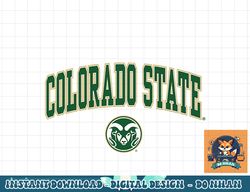Colorado State Rams Arch Over Black Officially Licensed  png, sublimation