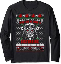 Star Wars Vader Christmas Sweater Lack Of Cheer Long Sleeve