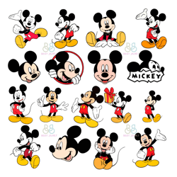 Mickey Bundle Svg, Disney Svg, Mickey Mouse Svg, Disney Mickey Svg, Disney Character Svg