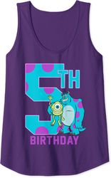 Disney Pixar Monsters Inc. Mike & Sully Happy 5th Birthday Tank Top
