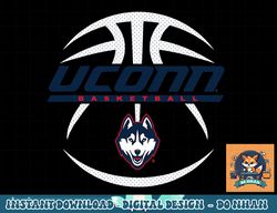 Connecticut Huskies Basketball Rebound Gray  png, sublimation