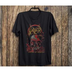 Slayer, South of Heaven Three Color Graphic T-Shirt