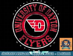 Dayton Flyers Showtime Logo Officially Licensed Navy  png, sublimation