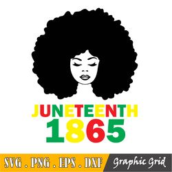 Juneteenth Svg, Black Queen Svg, Melanin Queen Svg, Black History Svg, Black Pride Svg, Juneteenth 1865 Svg