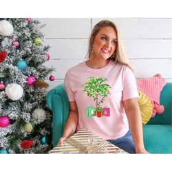 Preppy Palm Tree Christmas Shirt| Unisex Fit