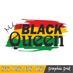 Black Queen Svg, Digital Cut File, Sublimation, Printable, Instant Download, Svg Png Jpg