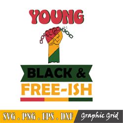 Black Free-Ish , Juneteenth Svg, Celebrate Juneteenth 1865 Svg, 1865 Svg, Black History Svg, Black Power Svg, June 19th
