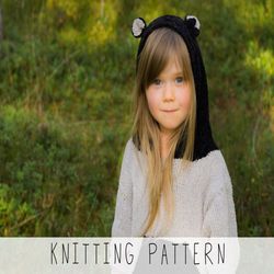 KNITTING PATTERN kids hooded sweater x Kids hoodie knit pattern x Knit easy kids sweater x Knit jumper x Easy sweater