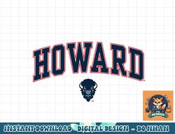 Howard University Bison Arch Over Logo Officially Licensed  png, sublimation