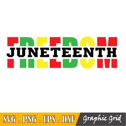 Juneteenth Svg - Freedom Svg - Blm Svg - Black History Svg - Black Woman Svg - Svg Files For Cricut, Sublimation Designs