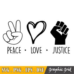 Peace Love Juneteenth Svg Freedom Day Svg Cut File Vinyl Decal File For Silhouette Cameo Cricut File Iron On Transfer