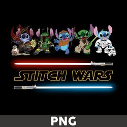 Stitch Wars Png, Star Wars Png, Stitch Png, Baby Yoda Png, Disney Png -DigitalFile