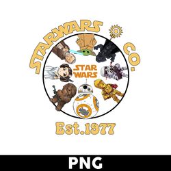 Star Wars And Co Est 1977 Png, Star Wars Png, Star Wars Character Png, Baby Yoda Png, Disney Png -DigitalFile