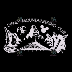 Disney Mountaineering Club Svg, Disney Svg, Moutain Club Svg, Disney Moutain Svg, Trending Svg