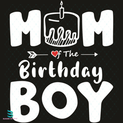 Mom Of The Birthday Boy Svg, Birthday Svg, Birthday Boy Svg