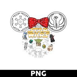 Star Wars Svg, Minnie Mouse Svg, Mickey Mouse Png, Star Wars Character Png, Disney Png - Digital File