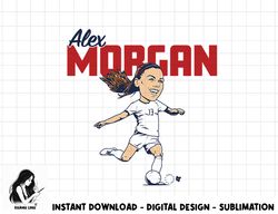 Alex Morgan Caricature - USWNT Players Association Soccer  png, sublimation