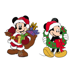 Disney Mickey Mouse Christmas Svg, Disney Svg, Disney Christmas Svg, Trending Svg