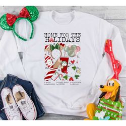 Home For The Holidays Sweatshirt | Disney Christmas Sweatshirt | Unisex Fit