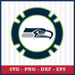 Logo Seattle Seahawks Svg, Seattle Seahawks Svg, Seattle Seahawks Cricut Svg, NFL Svg, Png Dxf Eps File