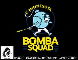 Bomba Squad - Minnesota Baseball  png, sublimation