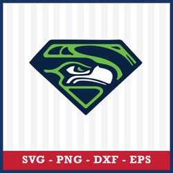 Super Seahawks Logo Svg, Seattle Seahawks Cricut Svg, Seattle Seahawks Svg, NFL Svg, Png Dxf Eps Digital File