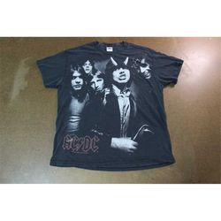 Vintage Tennessee River AC/DC T-Shirt / 00s Rock Band Promo Graphic Tee