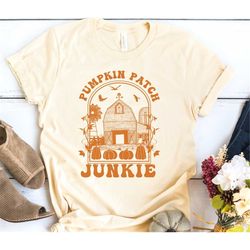 Pumpkin Patch Junkie Shirt | Fall Shirt | Unisex Fit