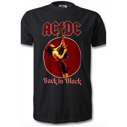 Back in Black - AC-DC t-shirt in various sizes and colours - original design