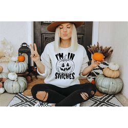 I'm In Stitches Sweatshirt | Halloween Sweatshirt | Unisex Fit