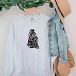 Vader Death Sweatshirt Unisex | Star Wars Shirt | Darth Vader Neon Shirts | Metalhead Shirt | Star Wars Darth Vader