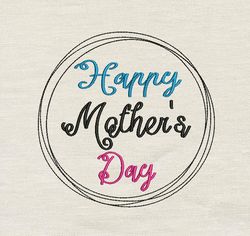 Happy-mothers-day embroidery design 3 Sizes reading pillow-INSTANT D0WNL0AD