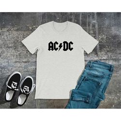 AC-DC  Shirt, Back In Black T-shirt, Rock and Roll Music Shirt
