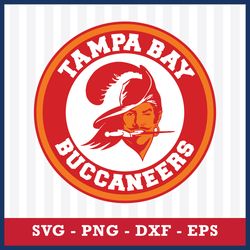 Buccaneers Football Logo Svg, Tampa Bay Buccaneers Cricut Svg, Tampa Bay Buccaneers Svg, NFL Svg, Png Dxf Eps File