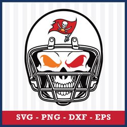 Skull Helmet Buccaneers Svg, Tampa Bay Buccaneers Cricut Svg, Tampa Bay Buccaneers Svg, NFL Svg Digital File