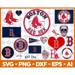 Boston Red Sox Baseball Team svg