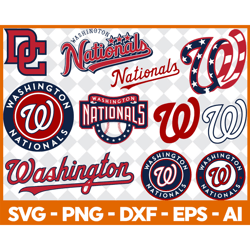 Washington Nationals Baseball Team Svg